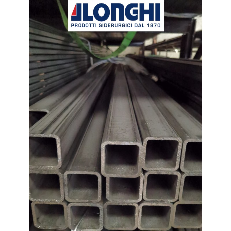 Barre Tubolari Ferro Quadrato 25x25x2mm - Confezione Da 3 Pezzi Da 2 Metri Ciascuno - Foto 6