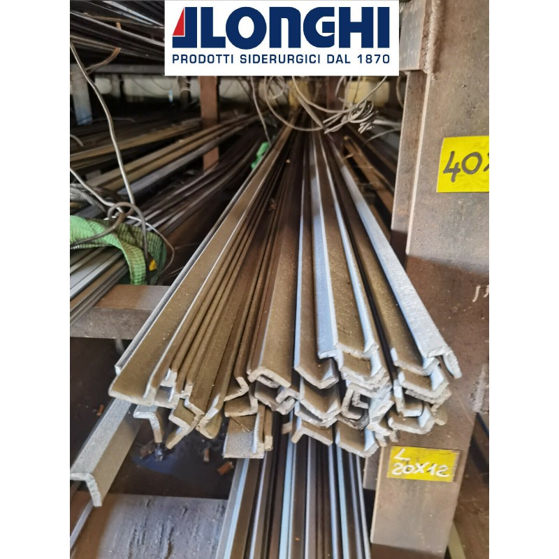 ELLE 25X16X5 mm. LAMINATO IN FERRO ANGOLARE BARRA PROFILO 6 PEZZI da 3 METRI ELLE 25X16X5 mm. LAMINATO IN FERRO ANGOLARE BARRA PROFILO 6 PEZZI da 3 METRI