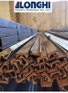 FERRO a U 30x15 - 30x33 - 35x17 - 40x20 - 40x35 - 50x25 barra 3 PEZZI da 2 METRI