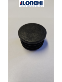 TAPPO PIATTO IN NYLON PER TUBO DIAMETRO 48 MM.