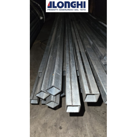 Tubolare Quadro Zincato 30x30x2 mm - SCONTATO DEL 30% - barra da 2 o 3 metri