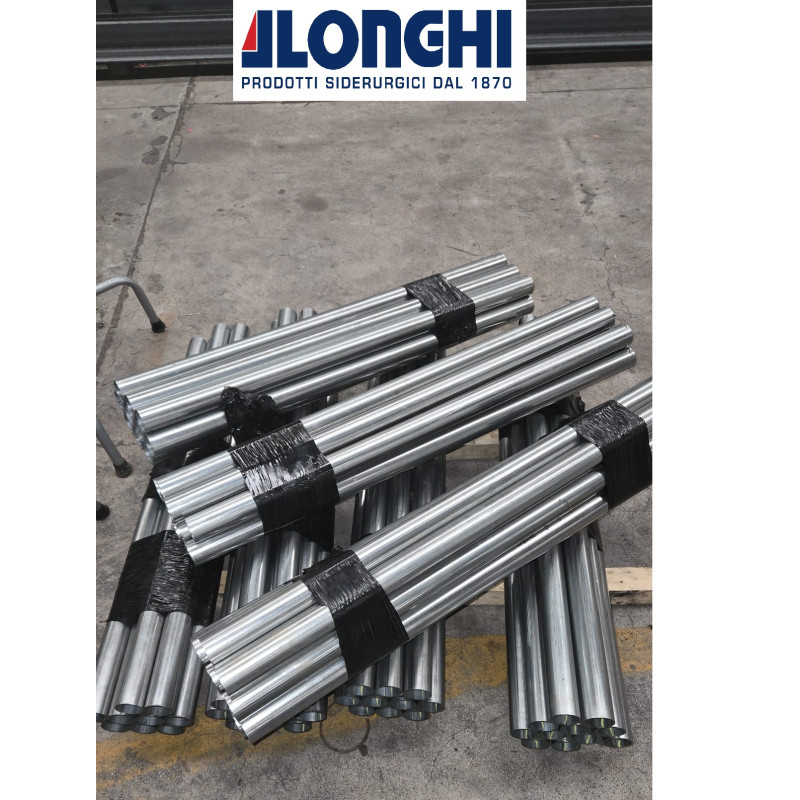 TUBO FERRO TONDO  ZINCATO BARRA DA  48,3 x 3 mm. - 1 pezzo da 1 metro