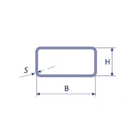 SEZIONE TUBOLARE BASE X ALTEZZA X SPESSORE